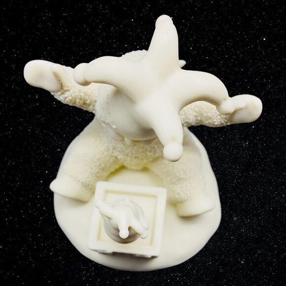 Vintage 2000 Department 56 Snowbabies “Pop Goes The Snowman” Figurine 4.5”T 3”W - Picture 6 of 7